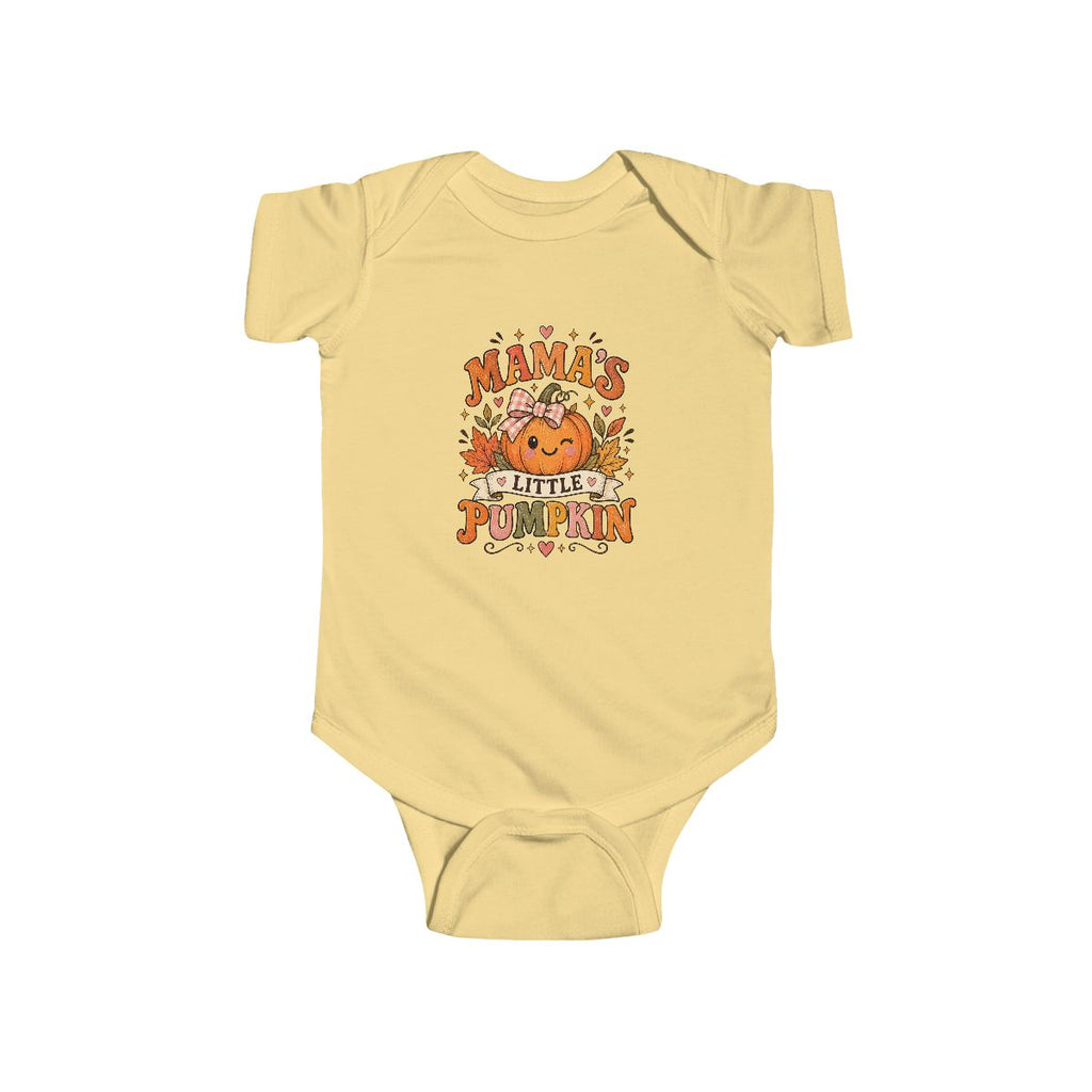 Mama's Little Pumpkin Bodysuit | Fall Pumpkin Baby Onesie