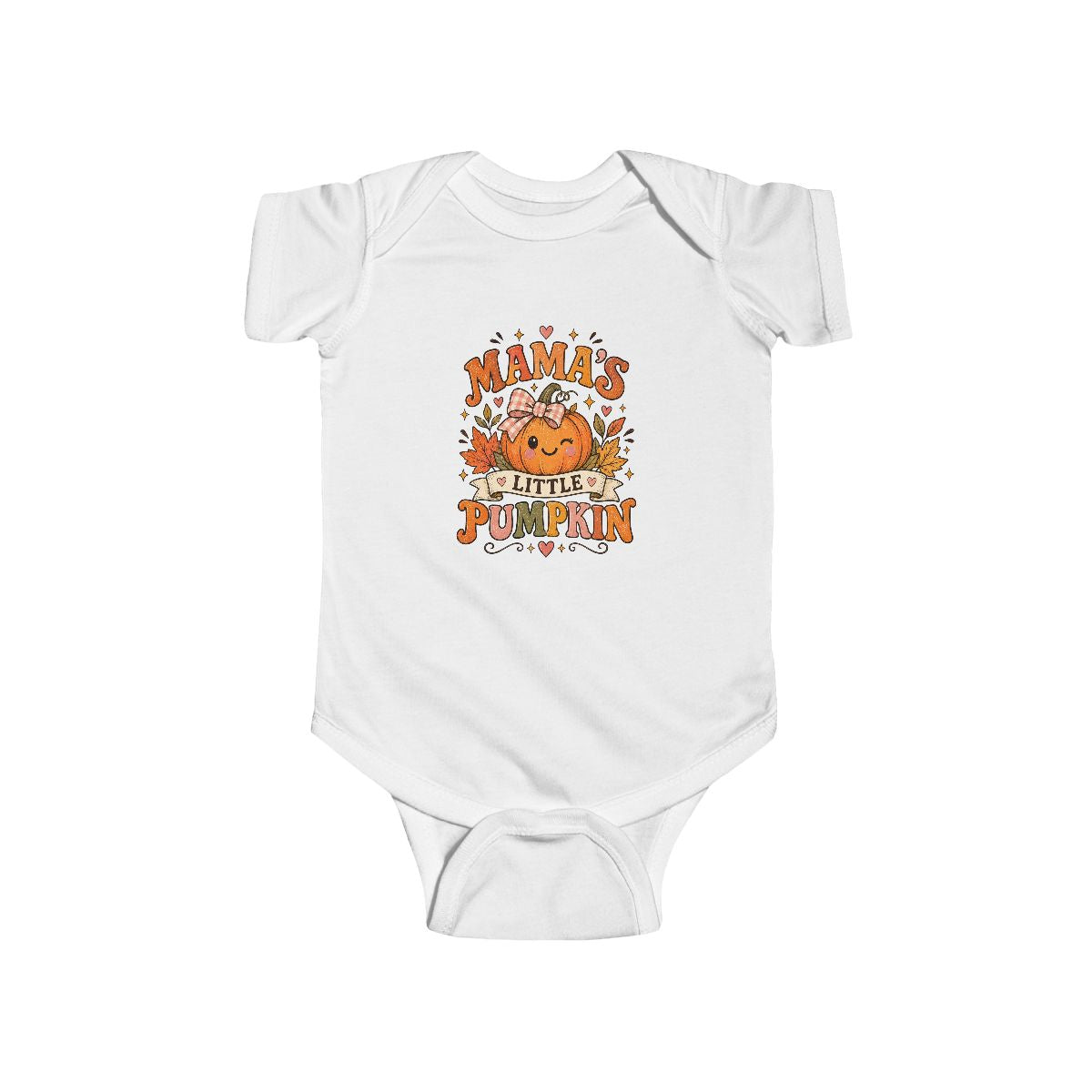 Mama's Little Pumpkin Bodysuit | Fall Pumpkin Baby Onesie