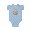 Mama's Sunshine Infant Bodysuit | Smiling Sun Floral Retro Baby Onesie