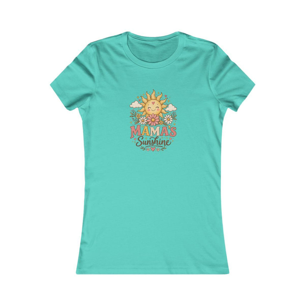 Mama's Sunshine Tee | Retro Sunflower Sun Illustration