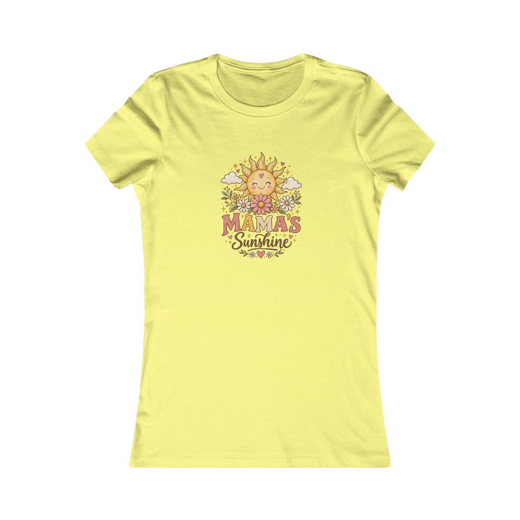 Mama's Sunshine Tee | Retro Sunflower Sun Illustration