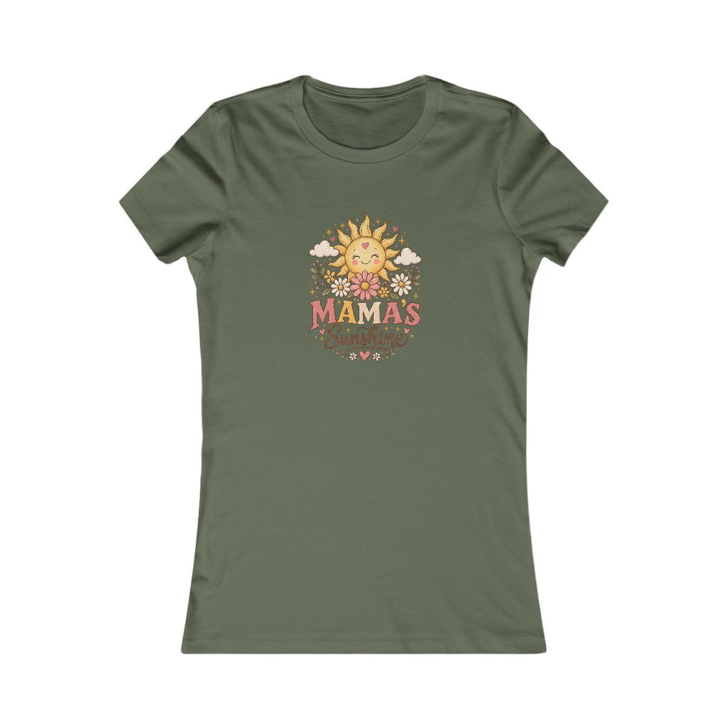 Mama's Sunshine Tee | Retro Sunflower Sun Illustration