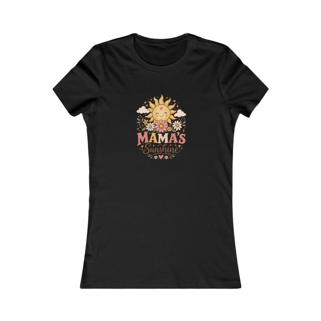 Mama's Sunshine Tee | Retro Sunflower Sun Illustration