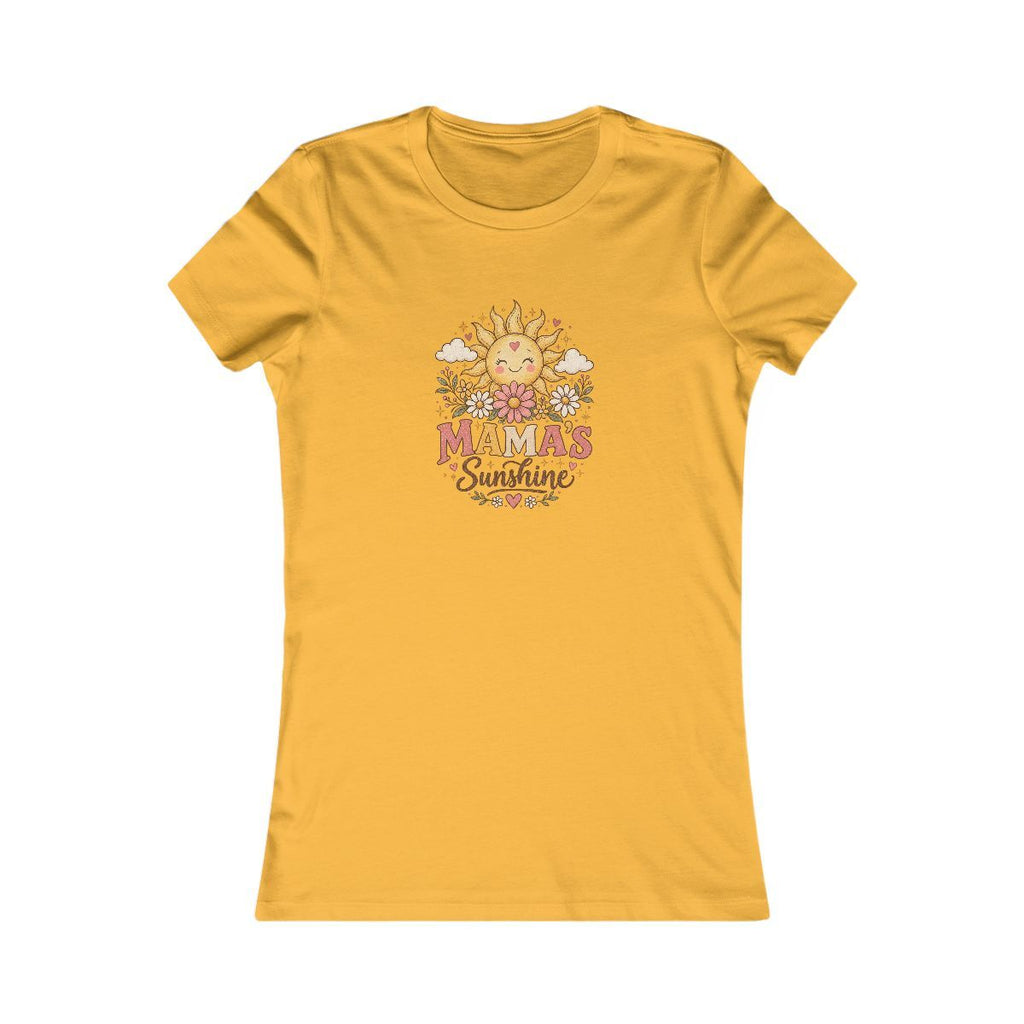 Mama's Sunshine Tee | Retro Sunflower Sun Illustration