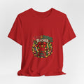 Merry & Bright Teacher wreath T-Shirt | Christmas teacher tee