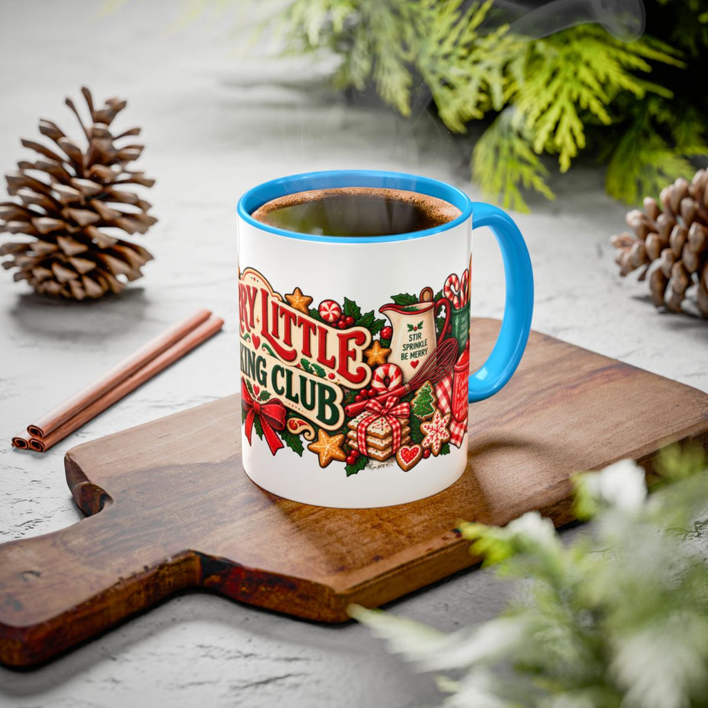 Merry Little Baking Club Mug | Christmas Baking Holiday Coffee Cup