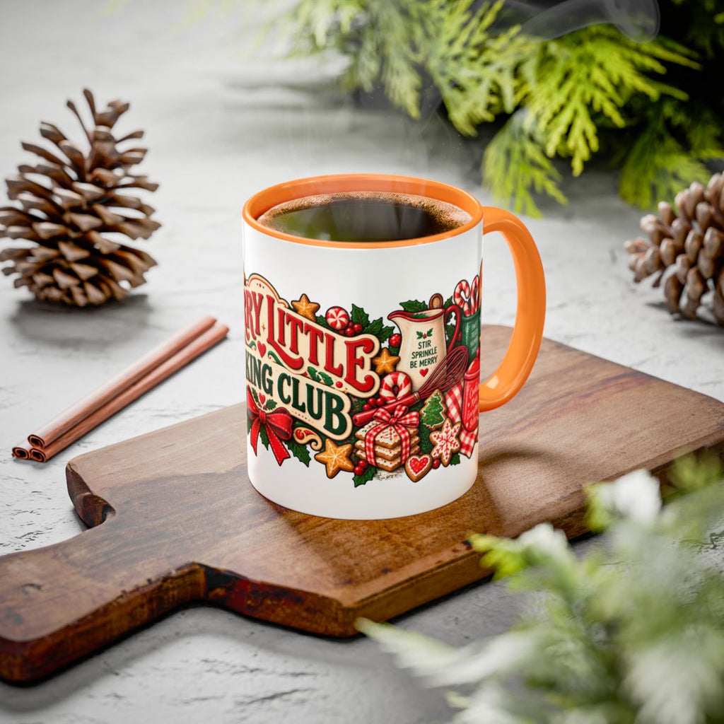 Merry Little Baking Club Mug | Christmas Baking Holiday Coffee Cup