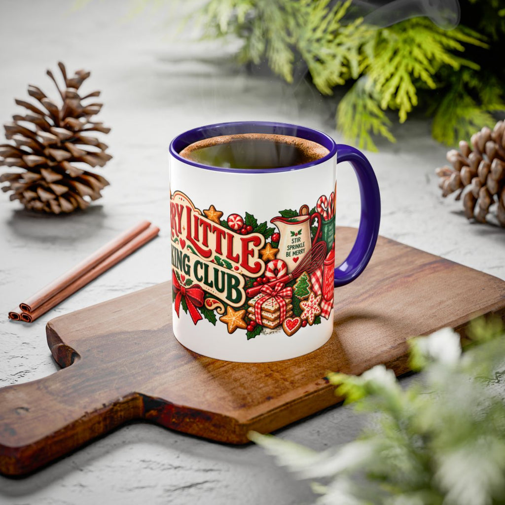 Merry Little Baking Club Mug | Christmas Baking Holiday Coffee Cup