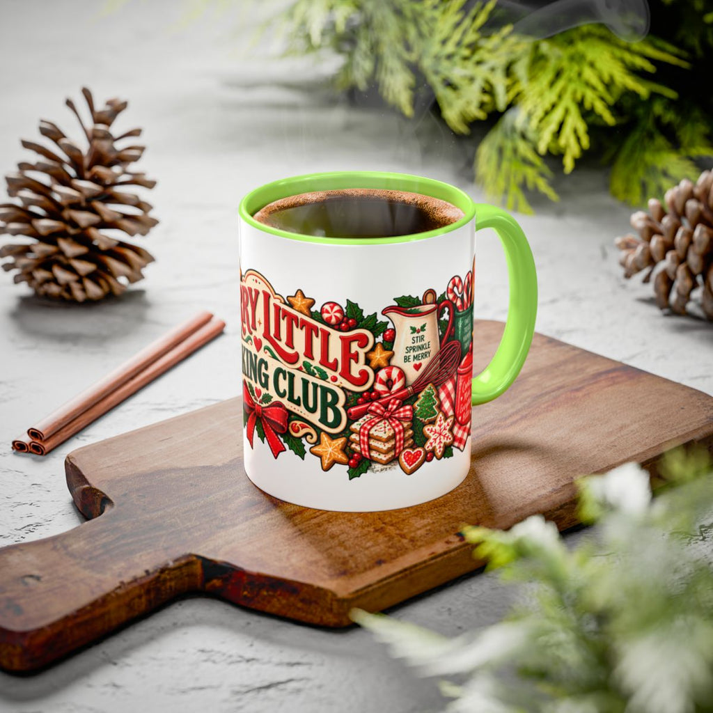 Merry Little Baking Club Mug | Christmas Baking Holiday Coffee Cup