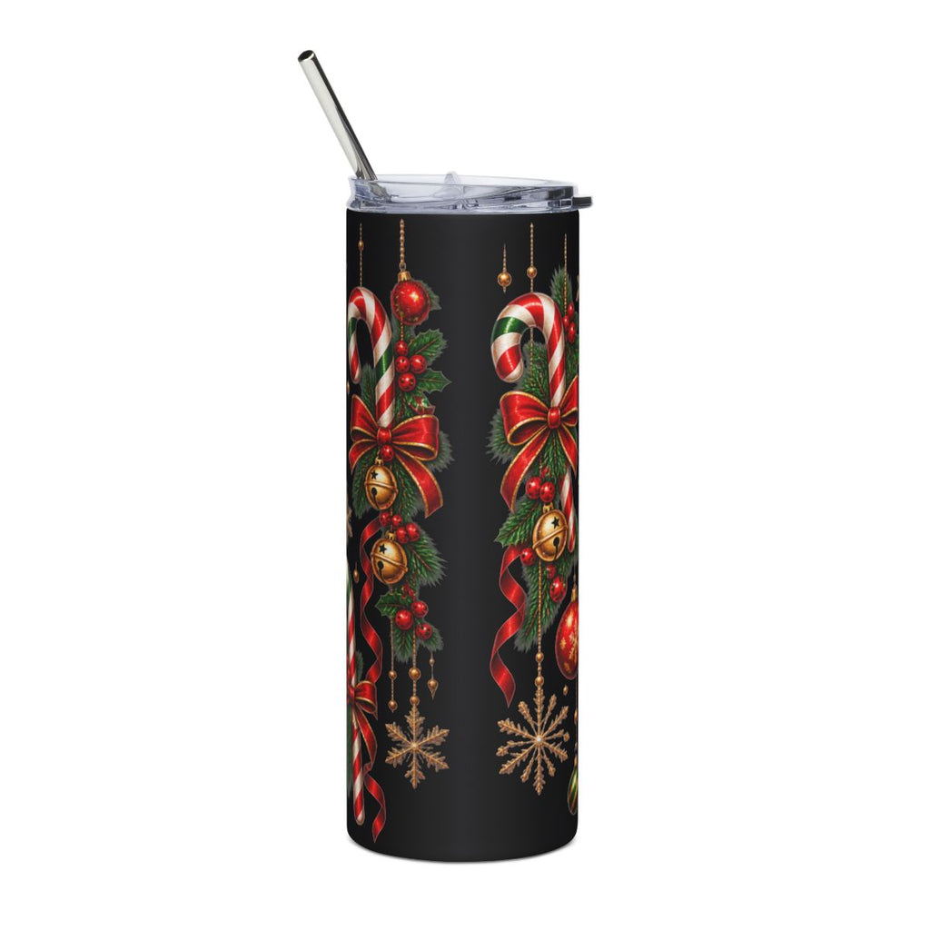 Merry Sips Tumbler | 20oz Stainless Steel Holiday Cup