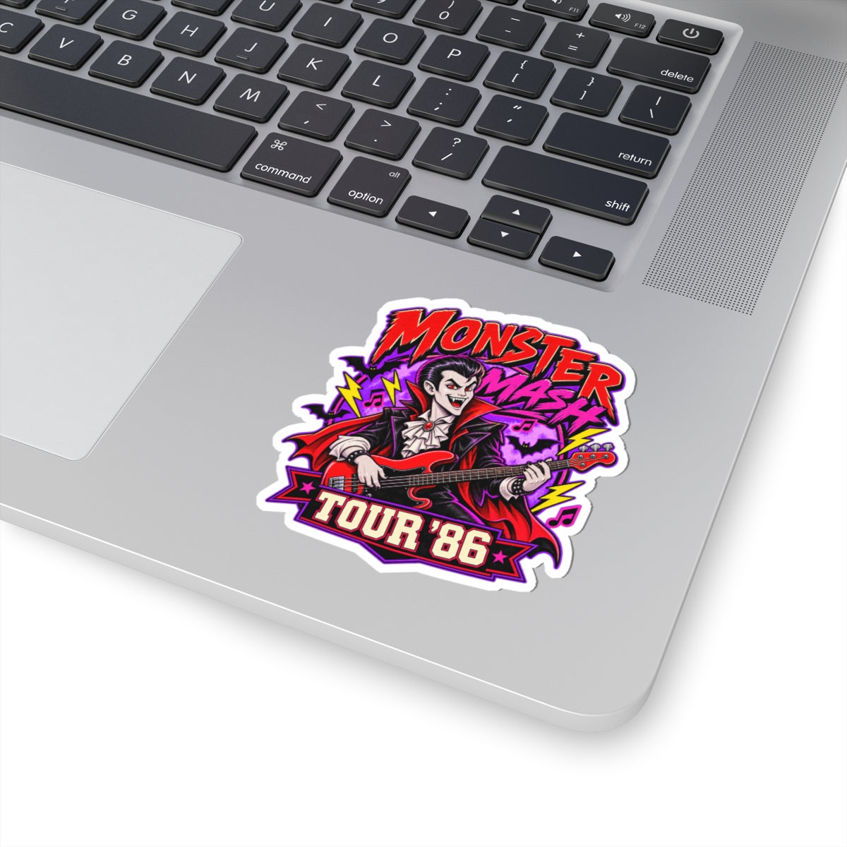 Monster Mash Tour '86 Kiss-Cut Stickers | Vampire Rock Band Sticker