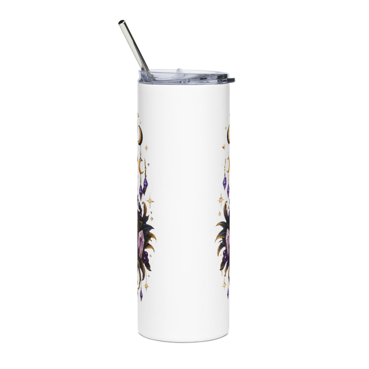 Moon Brew Celestial Tumbler | Witchy Moon Phases 20oz Insulated Travel Cup, Mystical Witchy Aesthetic Gift