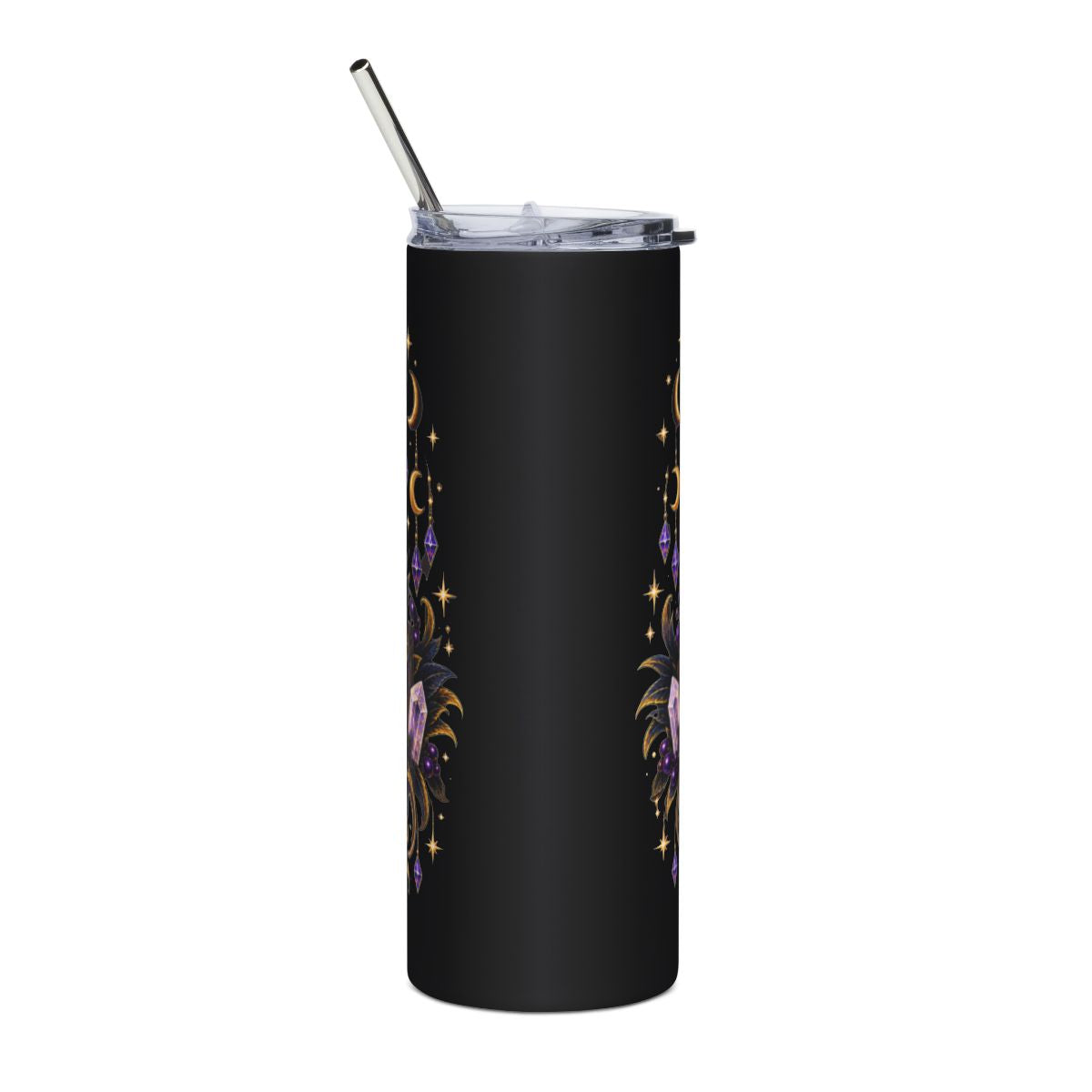 Moon Brew Celestial Tumbler | Witchy Moon Phases 20oz Insulated Travel Cup, Mystical Witchy Aesthetic Gift