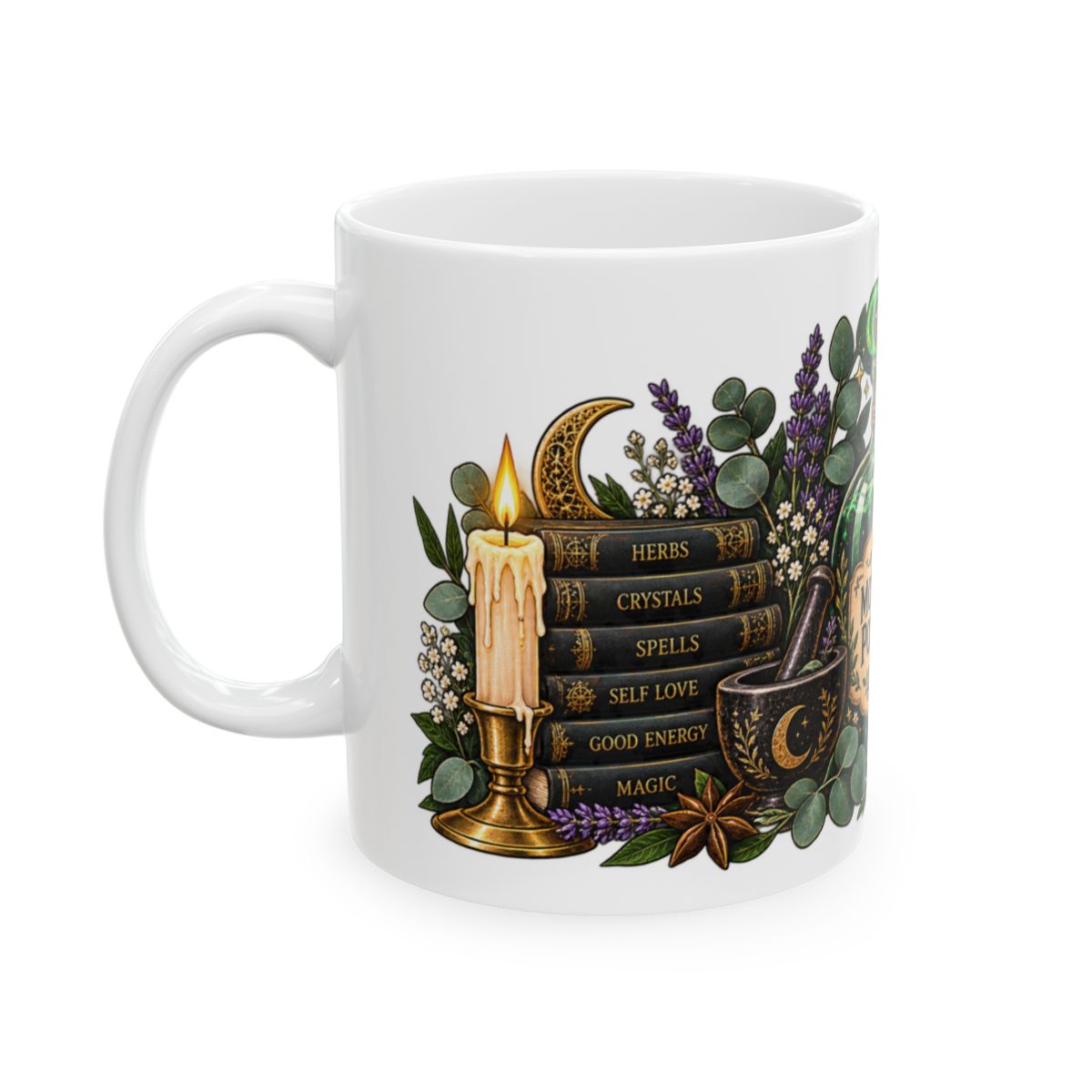 Morning Potions Mug | Witchy Potion Bottle Coffee Cup