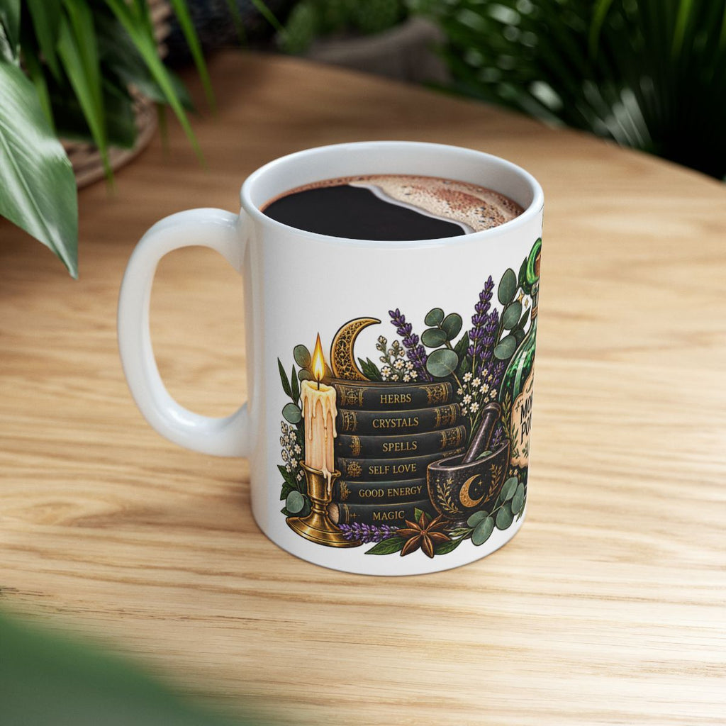 Morning Potions Mug | Witchy Potion Bottle Coffee Cup