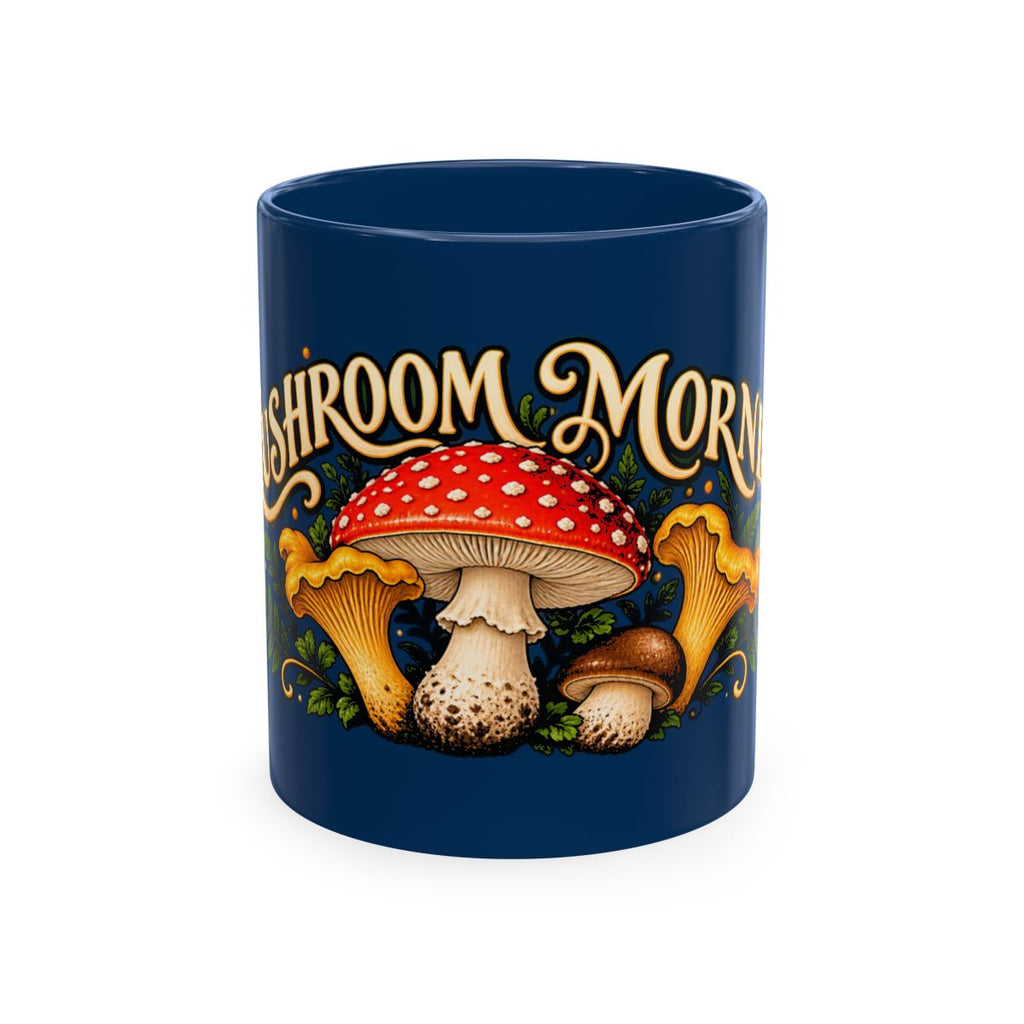 Mushroom Morning Ceramic Mug | Vintage Toadstool Illustration