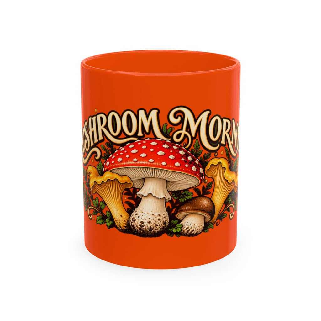 Mushroom Morning Ceramic Mug | Vintage Toadstool Illustration