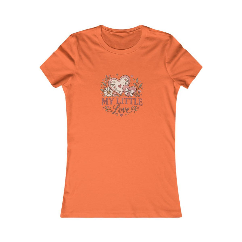 My Little Love tee | Heart Floral Design