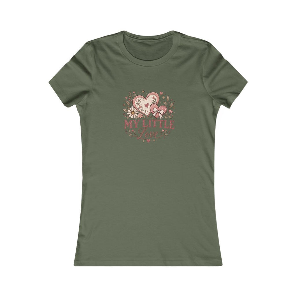 My Little Love tee | Heart Floral Design