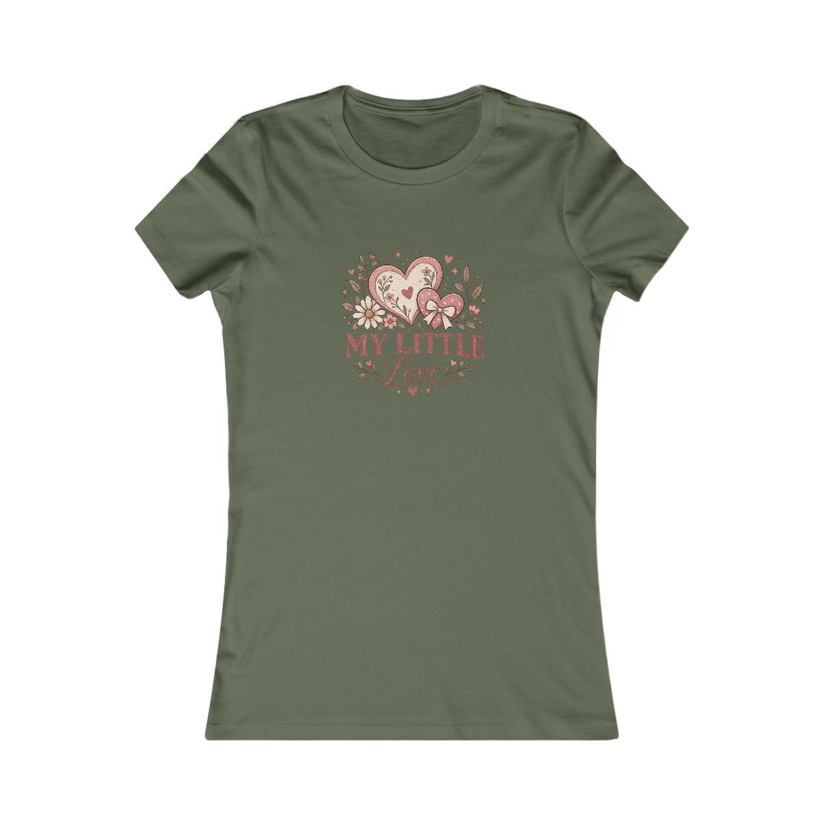 My Little Love tee | Heart Floral Design