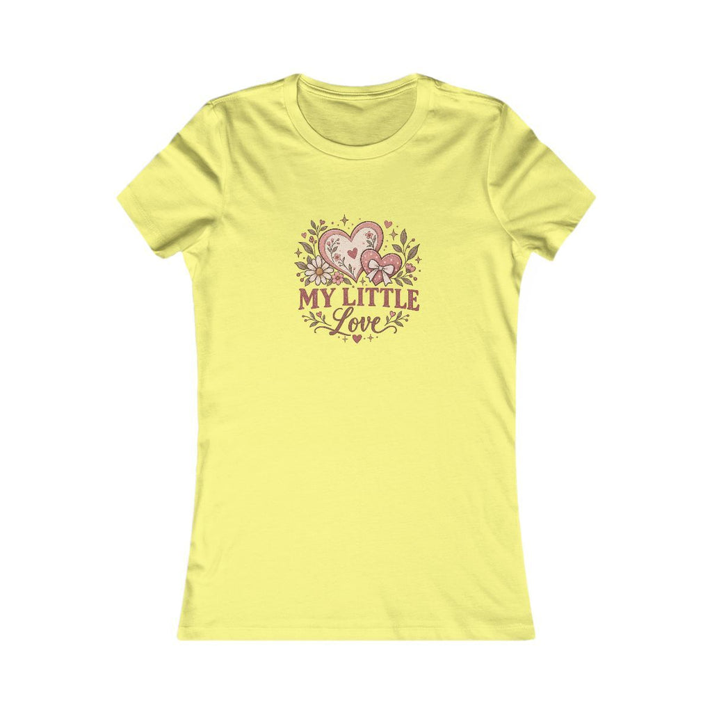 My Little Love tee | Heart Floral Design