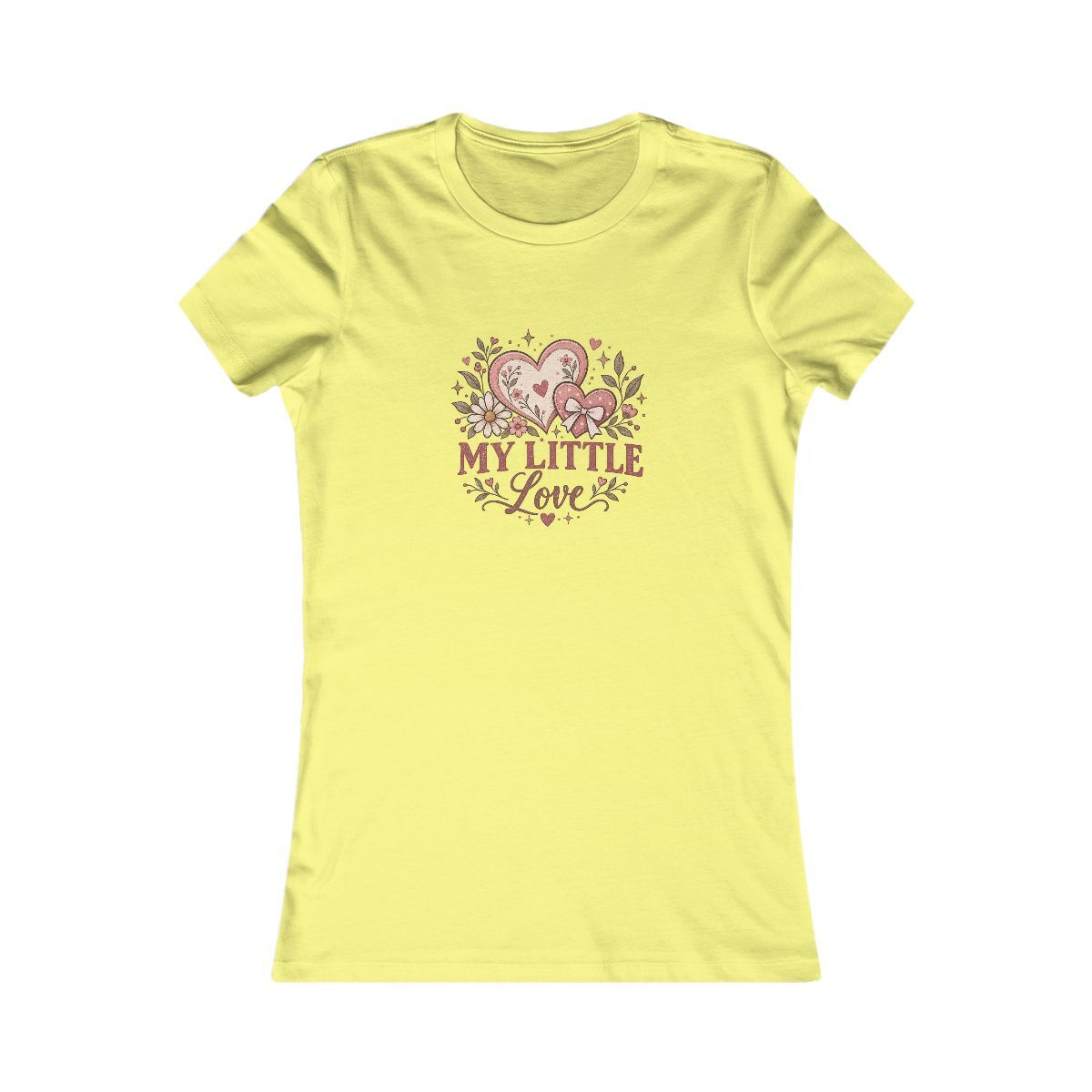 My Little Love tee | Heart Floral Design