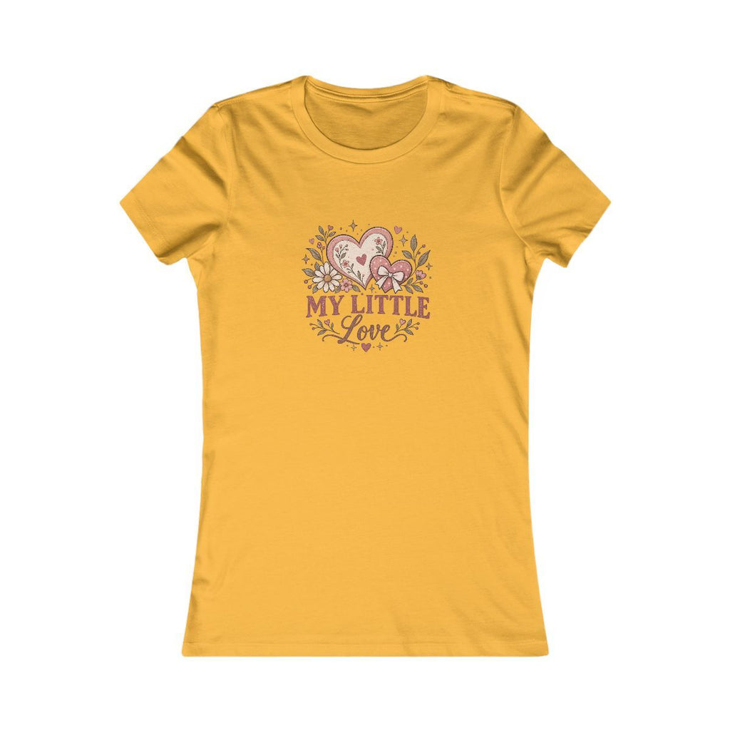 My Little Love tee | Heart Floral Design