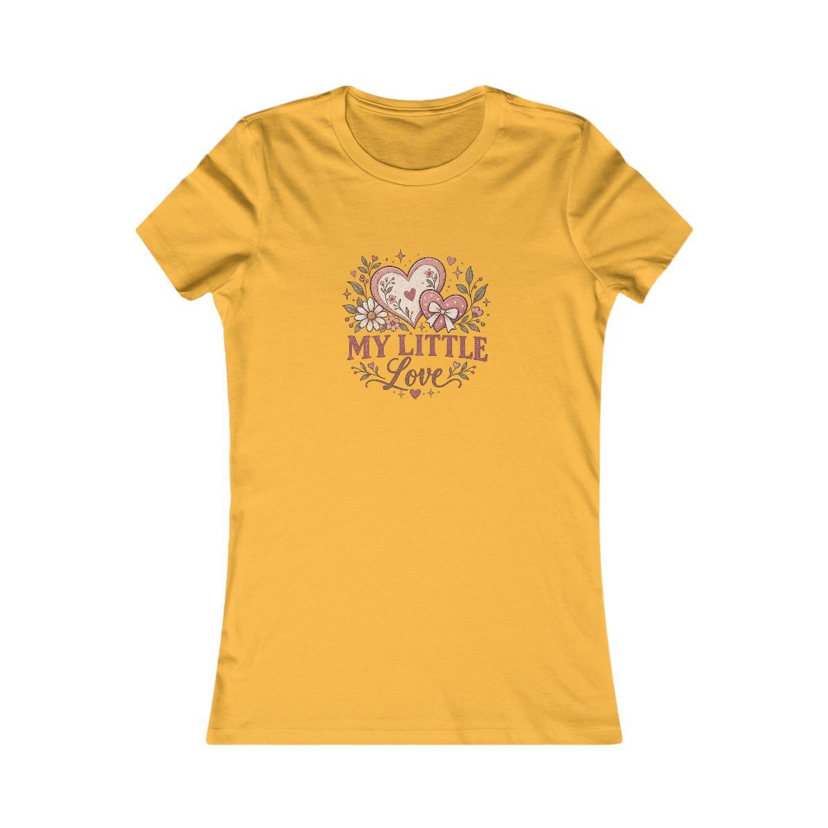 My Little Love tee | Heart Floral Design