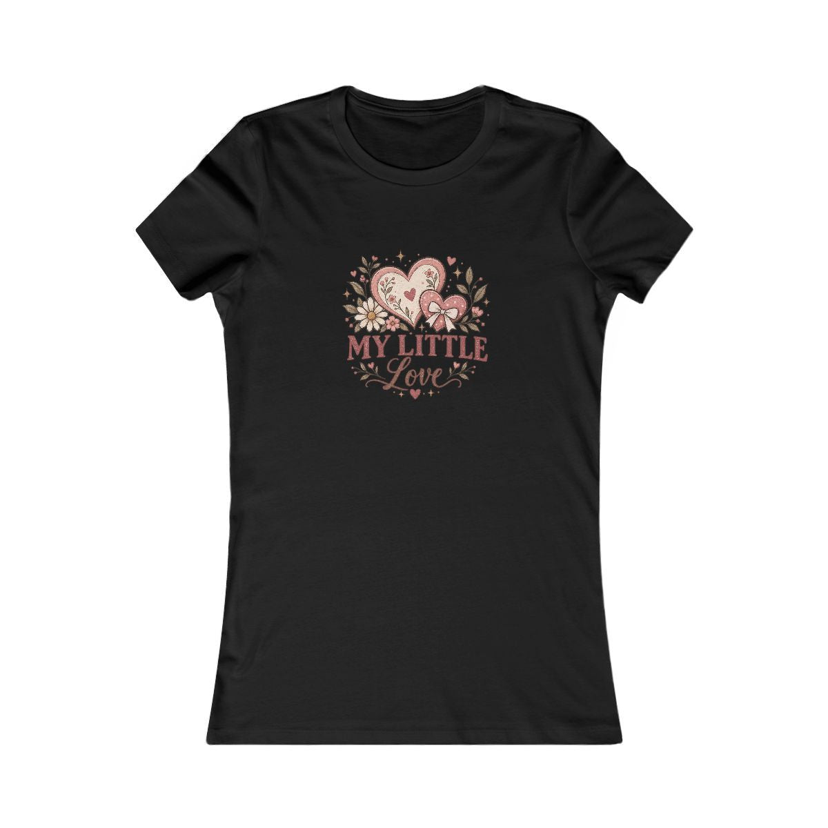 My Little Love tee | Heart Floral Design