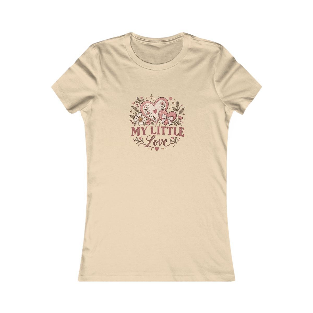 My Little Love tee | Heart Floral Design