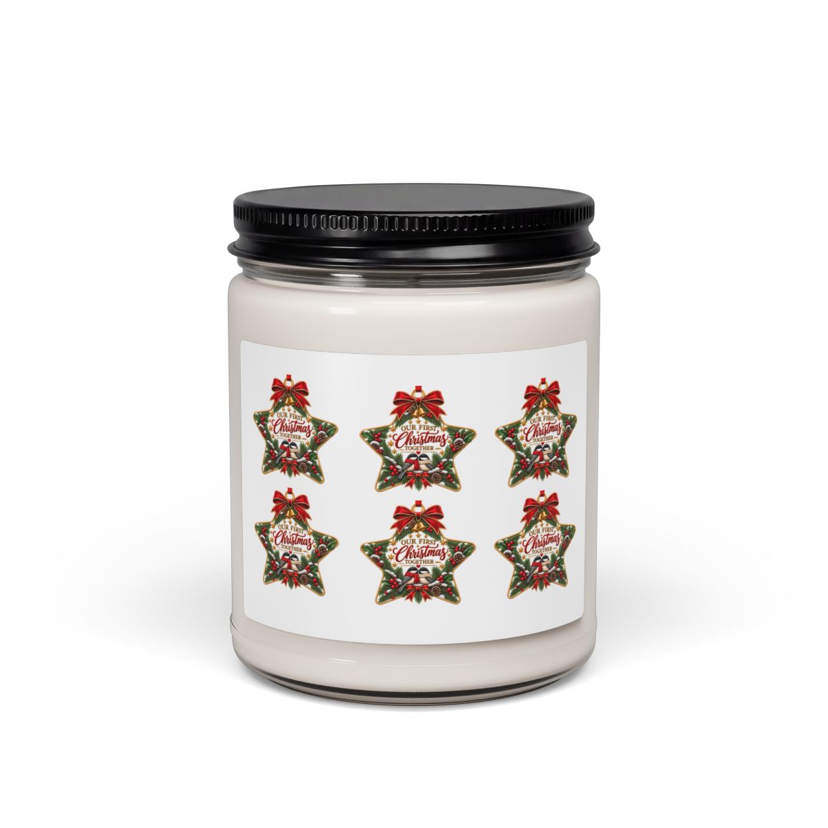 Our First Christmas Together Scented Candle | Holiday Soy Ca - Peppered Passionfruit