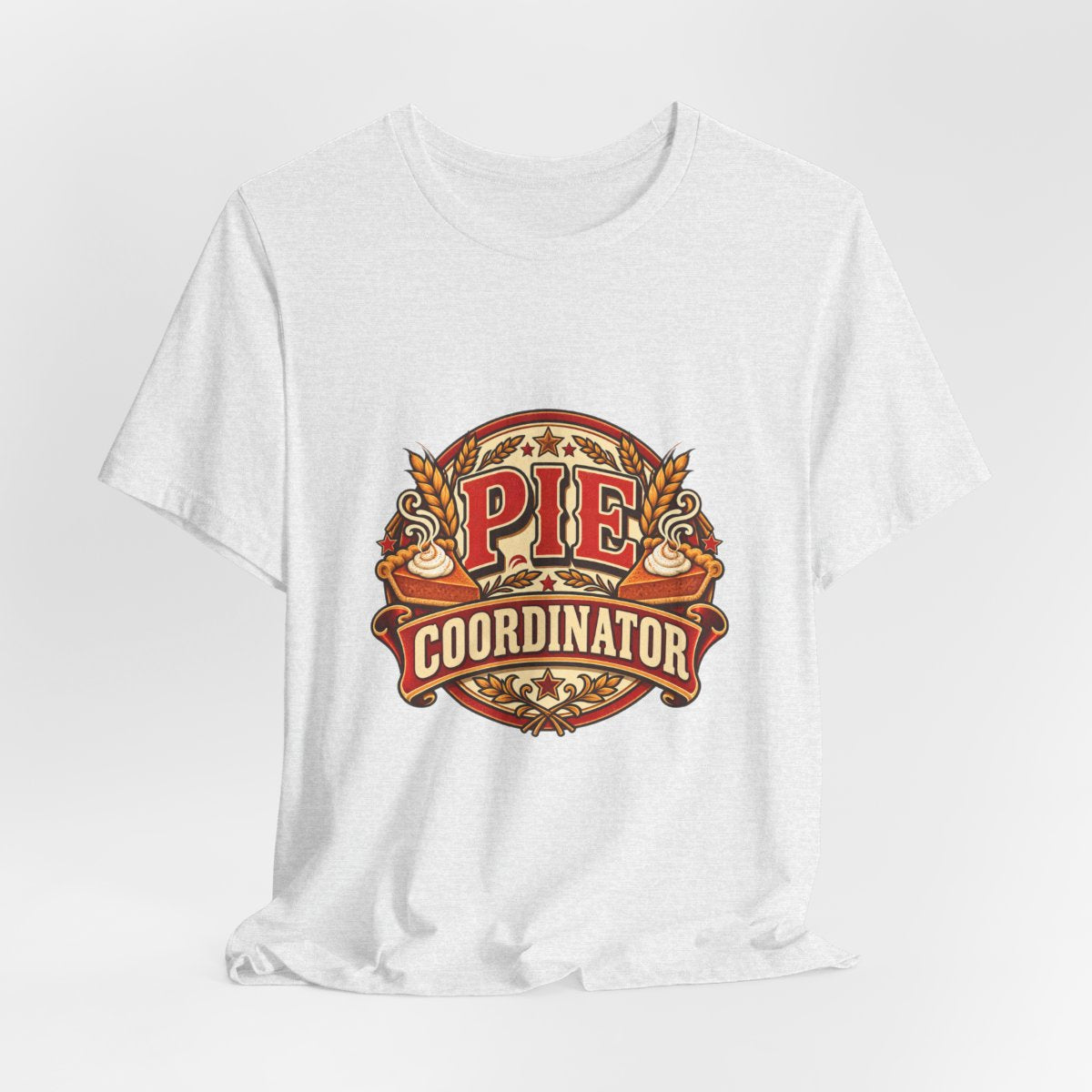 Pie Coordinator T-Shirt | Thanksgiving Pie Baker Kitchen Tee