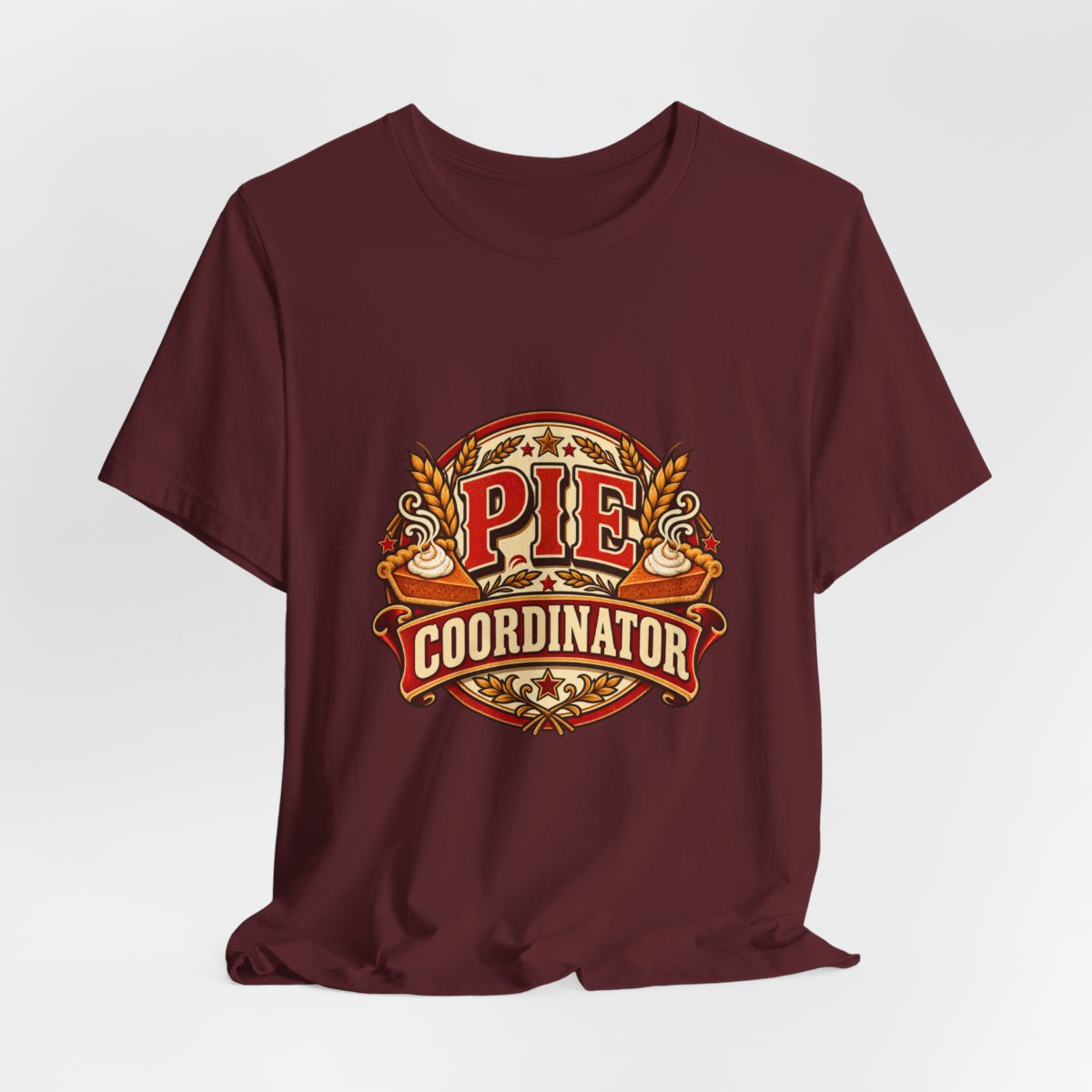 Pie Coordinator T-Shirt | Thanksgiving Pie Baker Kitchen Tee