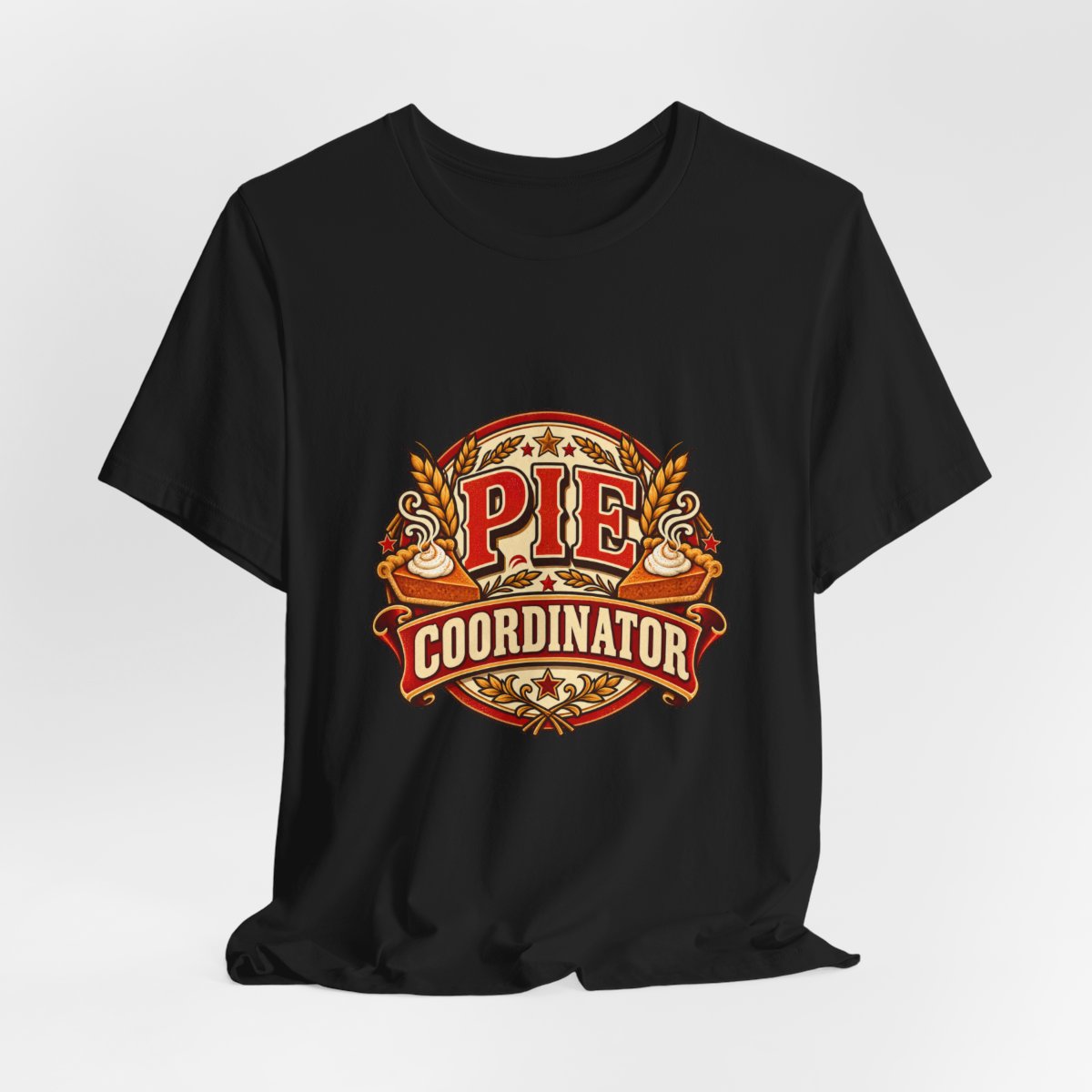Pie Coordinator T-Shirt | Thanksgiving Pie Baker Kitchen Tee