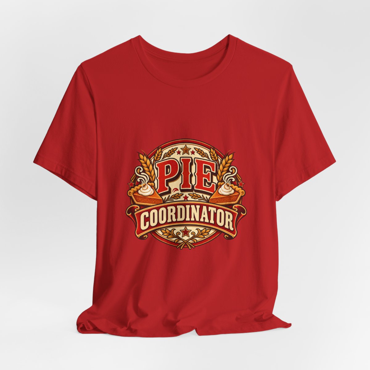 Pie Coordinator T-Shirt | Thanksgiving Pie Baker Kitchen Tee