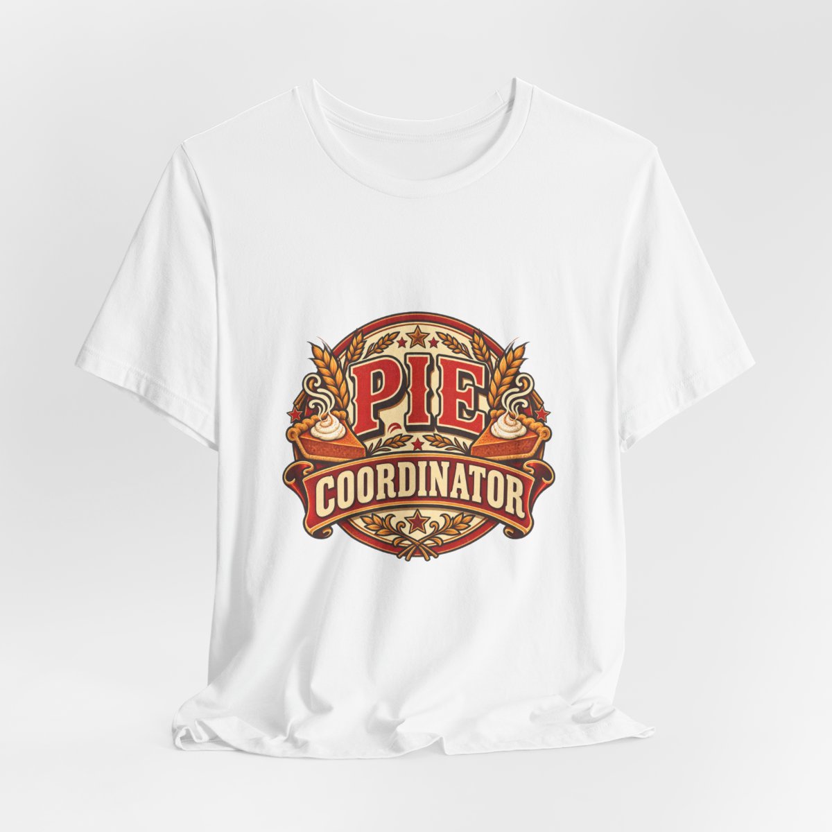 Pie Coordinator T-Shirt | Thanksgiving Pie Baker Kitchen Tee