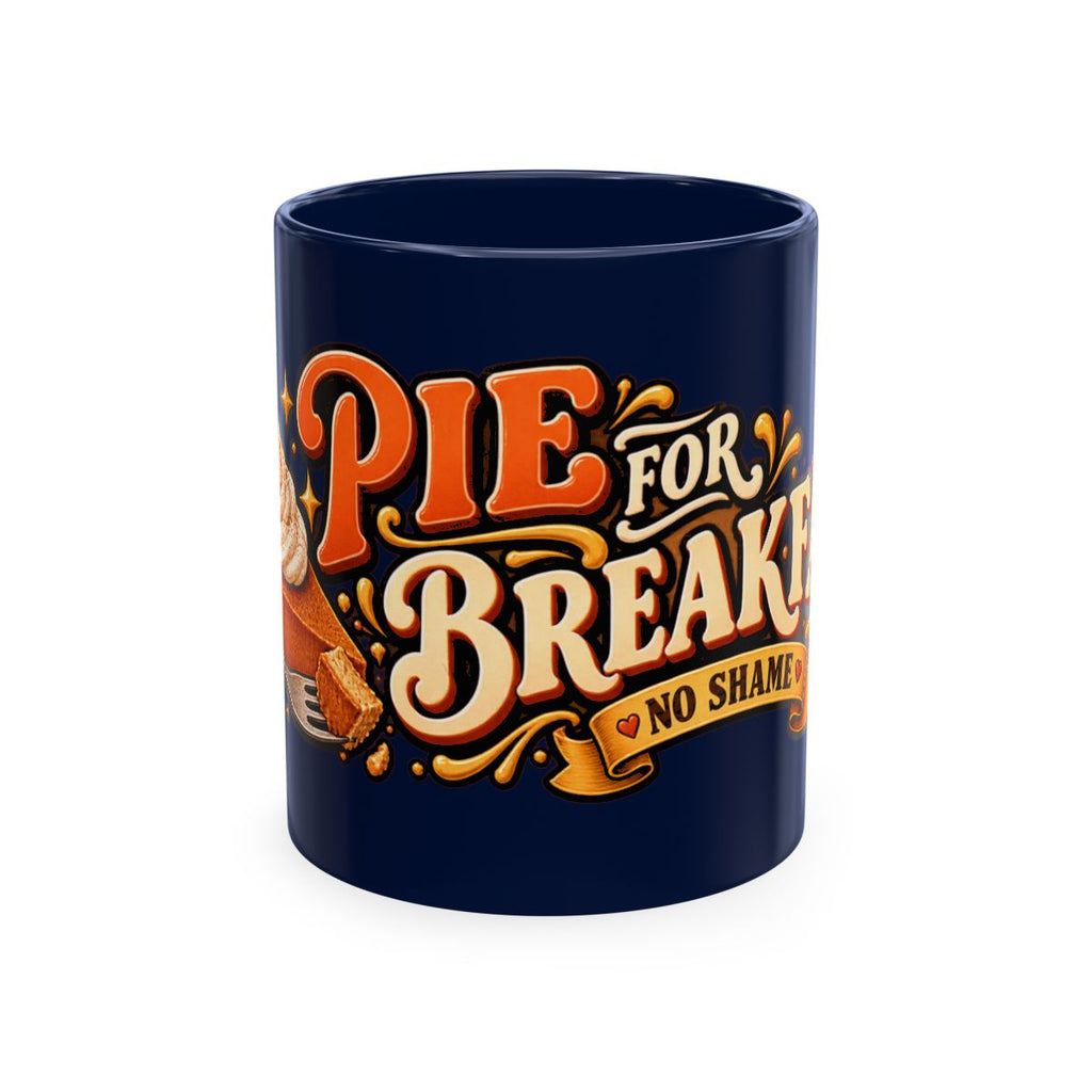 Pie for Breakfast Mug | Pumpkin Slice Illustration, Cozy Fall Morning