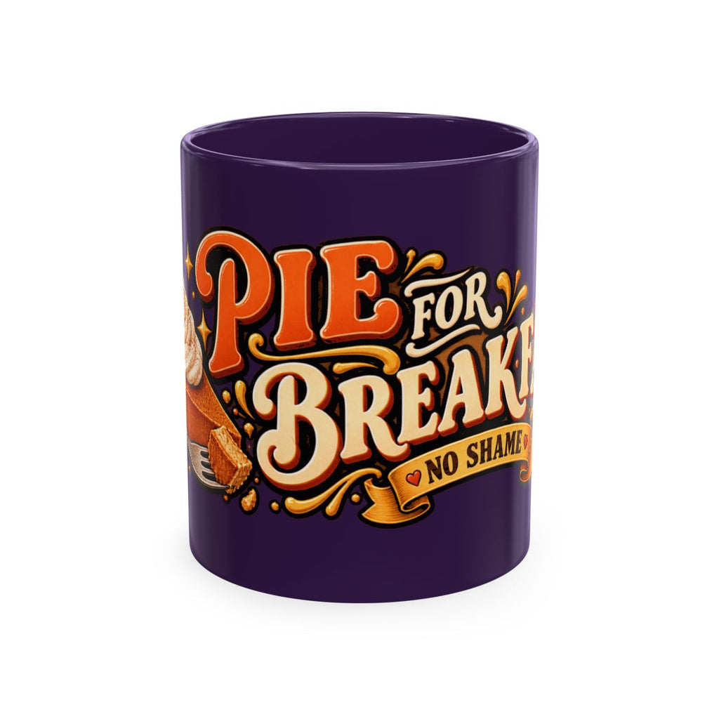 Pie for Breakfast Mug | Pumpkin Slice Illustration, Cozy Fall Morning
