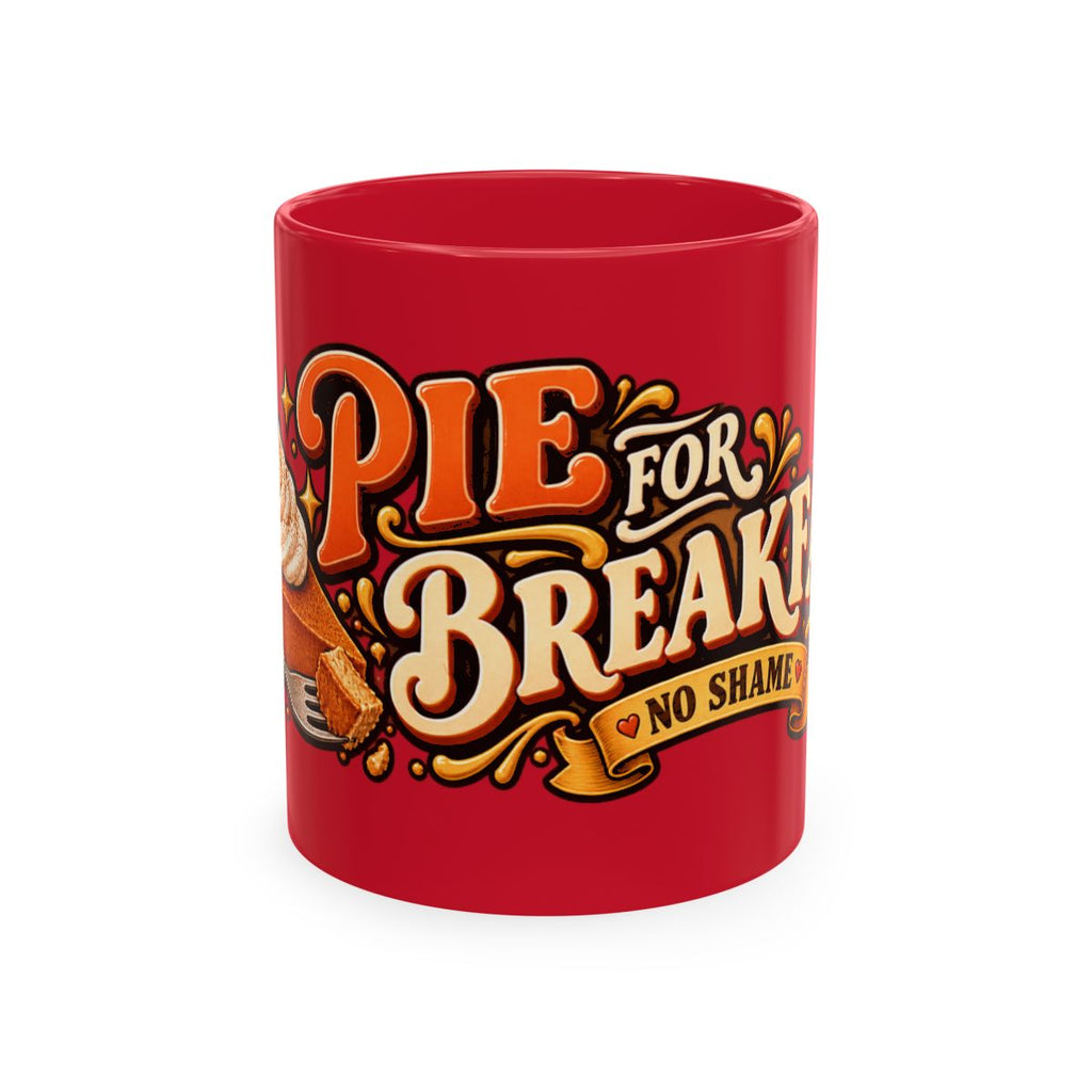 Pie for Breakfast Mug | Pumpkin Slice Illustration, Cozy Fall Morning