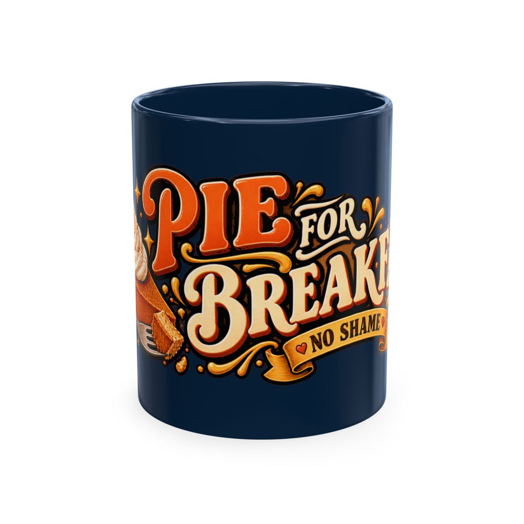 Pie for Breakfast Mug | Pumpkin Slice Illustration, Cozy Fall Morning