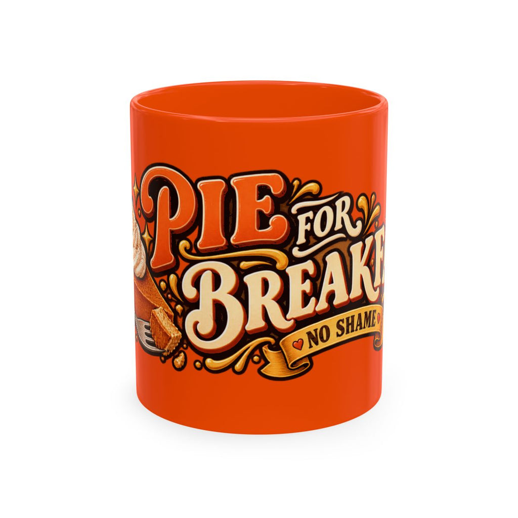 Pie for Breakfast Mug | Pumpkin Slice Illustration, Cozy Fall Morning