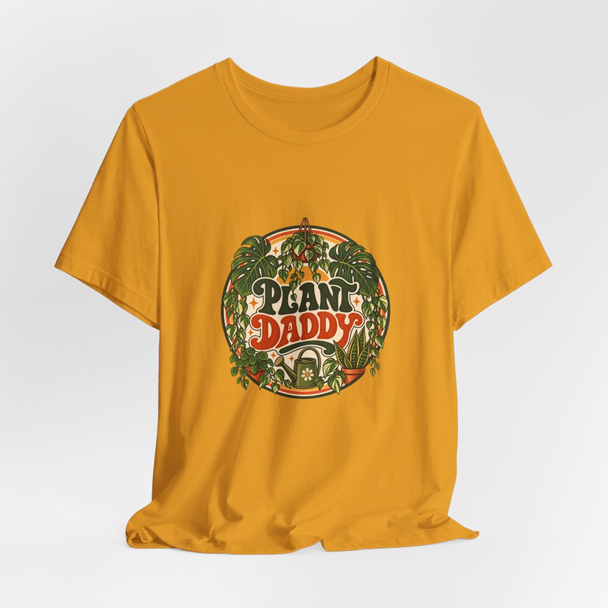Plant Daddy T-shirt | Retro Botanical Graphic Tee, Plant Lover