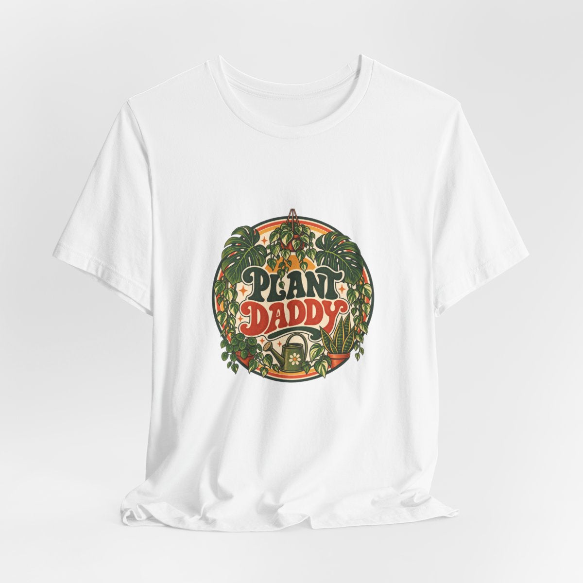 Plant Daddy T-shirt | Retro Botanical Graphic Tee, Plant Lover