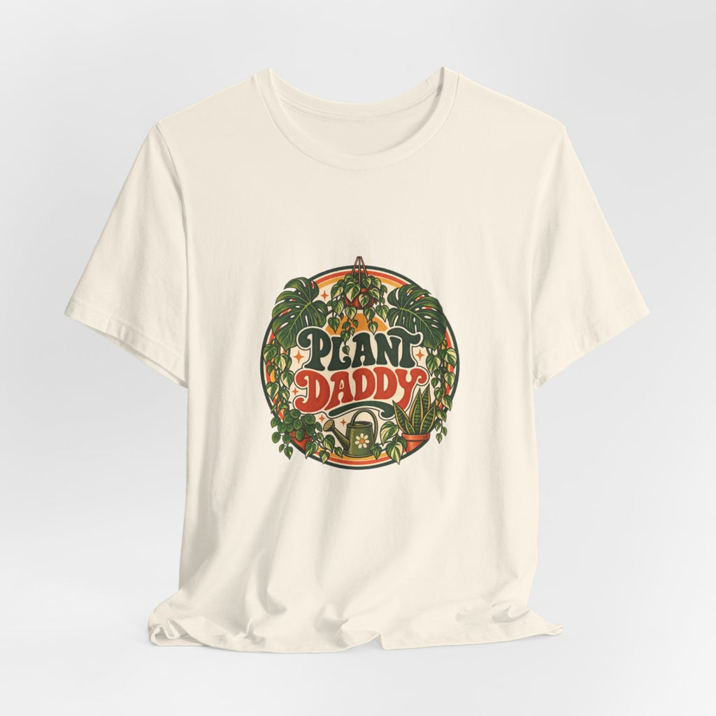 Plant Daddy T-shirt | Retro Botanical Graphic Tee, Plant Lover
