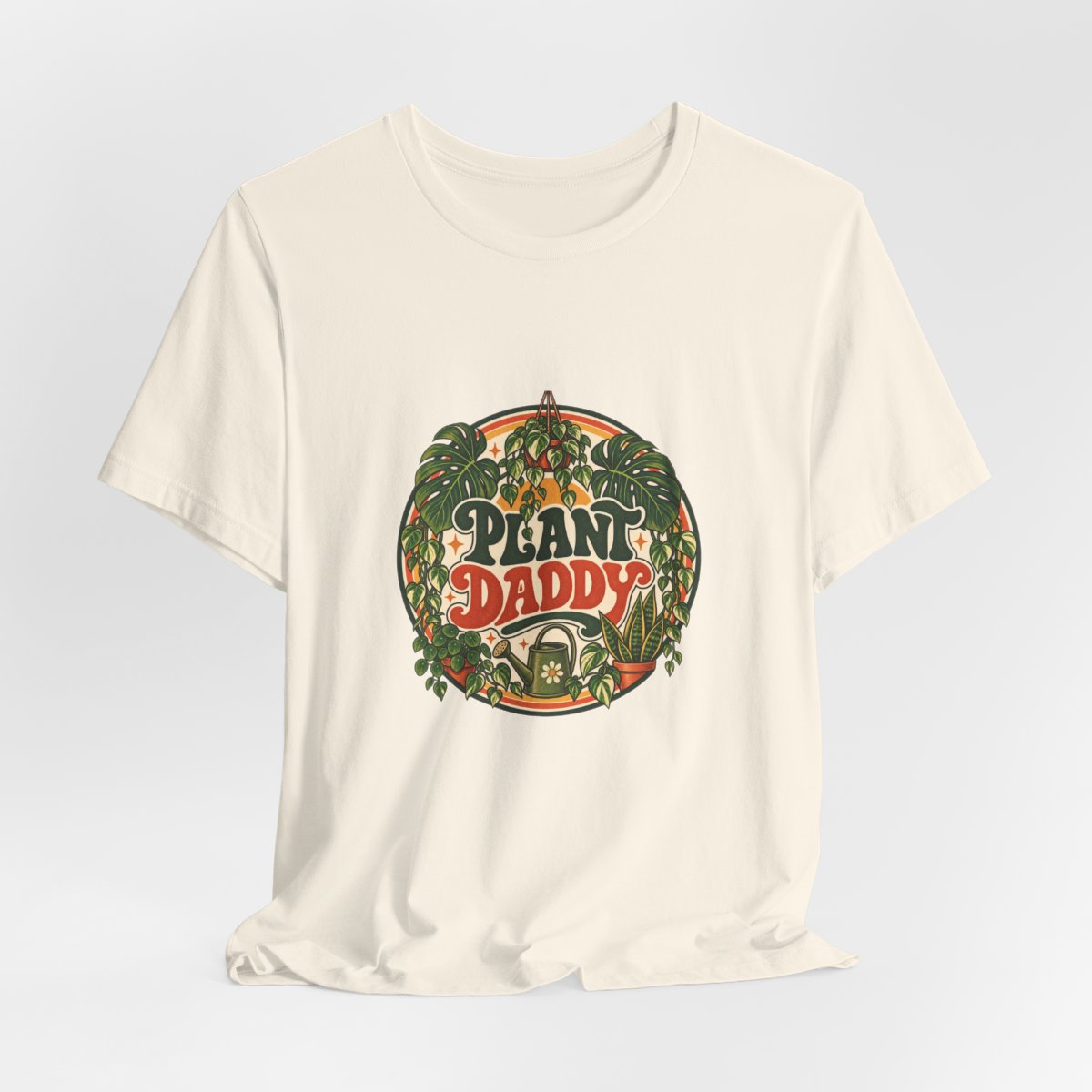 Plant Daddy T-shirt | Retro Botanical Graphic Tee, Plant Lover
