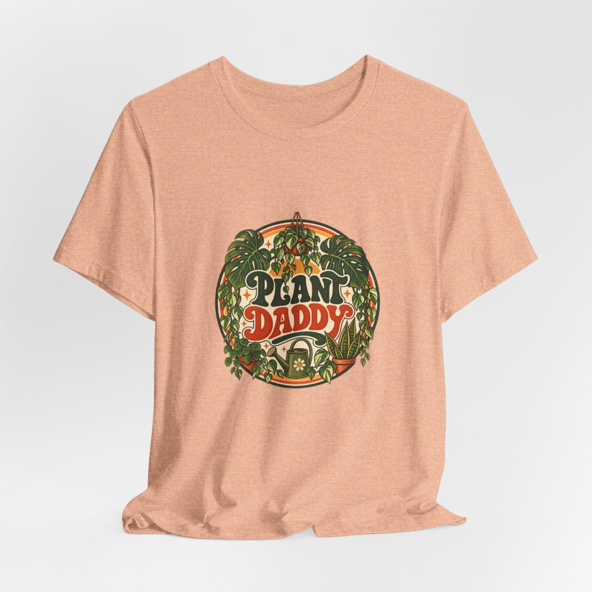 Plant Daddy T-shirt | Retro Botanical Graphic Tee, Plant Lover