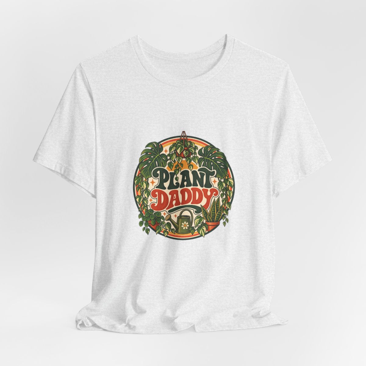 Plant Daddy T-shirt | Retro Botanical Graphic Tee, Plant Lover