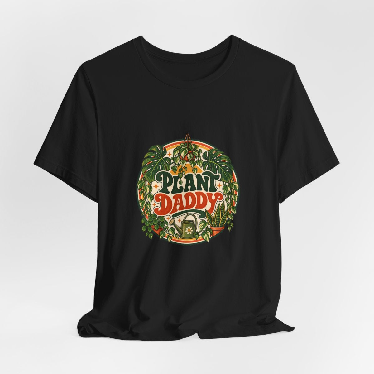 Plant Daddy T-shirt | Retro Botanical Graphic Tee, Plant Lover