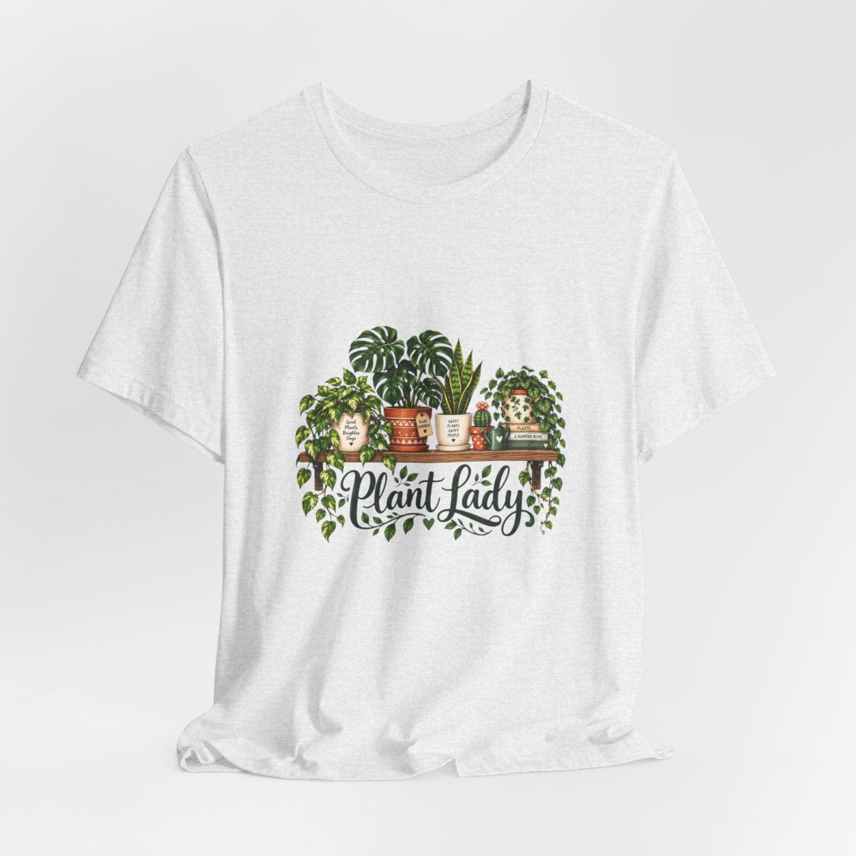 Plant Lady tee | Potted Houseplants illustration