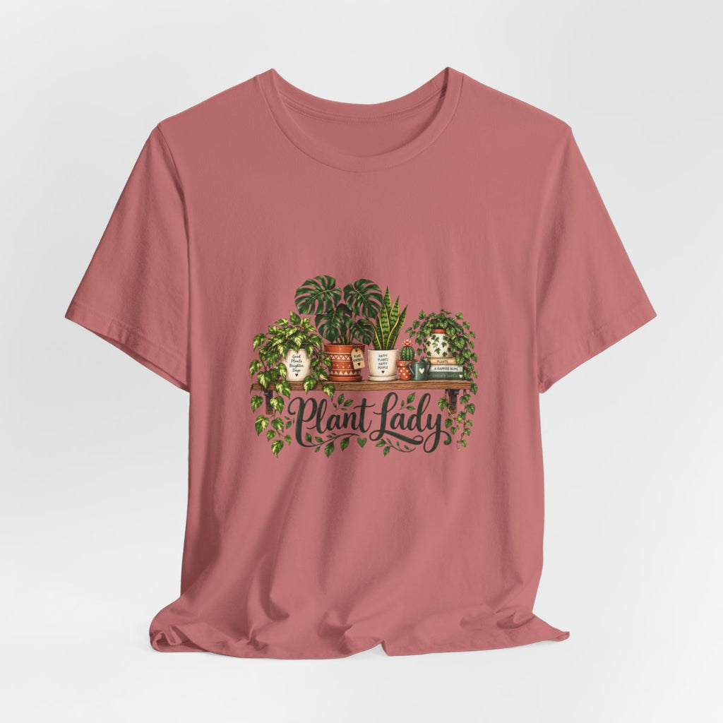Plant Lady tee | Potted Houseplants illustration